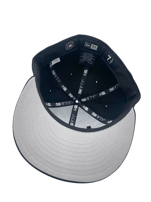 Adult St. Louis Cardinals New Era Black/White Basic 59FIFTY Fitted Hat - Men's