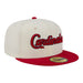 Adult St Louis Cardinals New Era Chrome 2 Tone Chain Stitch Logo 59FIFTY Fitted Hat - Men's