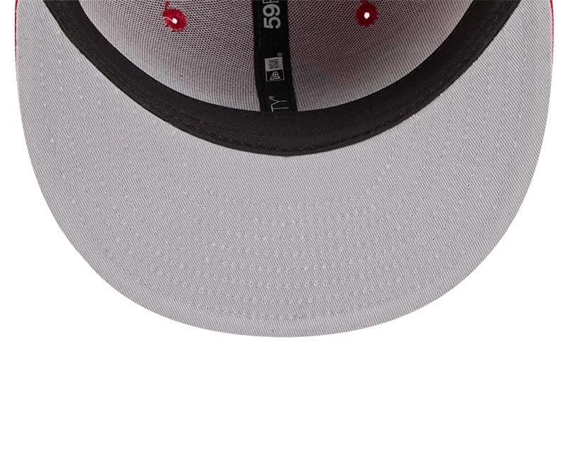 Adult St. Louis Cardinals New Era Red Overlap 59FIFTY Fitted Hat - Men's