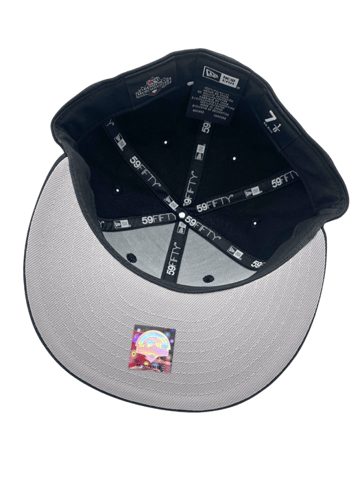 New Era Fitted Hat Adult St. Paul Gophers New Era Black Custom Blackout 59FIFTY Fitted Hat - Men's