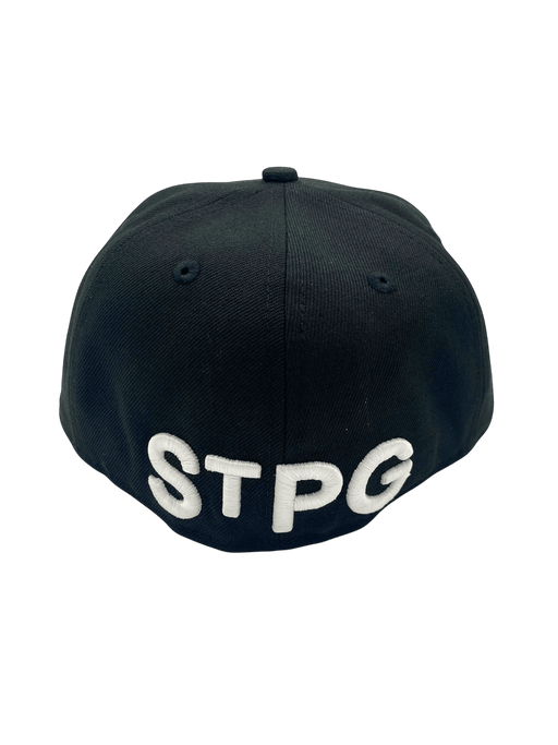 New Era Fitted Hat Adult St. Paul Gophers New Era Black Custom Blackout 59FIFTY Fitted Hat - Men's