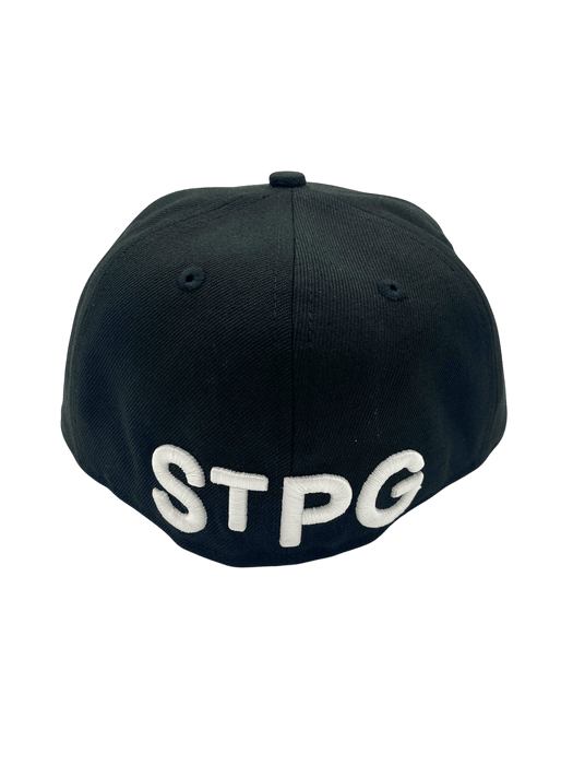 New Era Fitted Hat Adult St. Paul Gophers New Era Black Custom Blackout 59FIFTY Fitted Hat - Men's