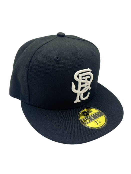 New Era Fitted Hat Adult St. Paul Gophers New Era Black Custom Blackout 59FIFTY Fitted Hat - Men's