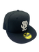 New Era Fitted Hat Adult St. Paul Gophers New Era Black Custom Blackout 59FIFTY Fitted Hat - Men's