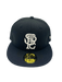 New Era Fitted Hat Adult St. Paul Gophers New Era Black Custom Blackout 59FIFTY Fitted Hat - Men's