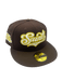 Adult St. Paul Saints New Era Brown Custom Side Patch 59FIFTY Fitted Hat - Men's