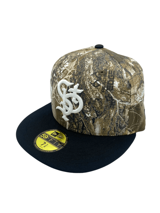 New Era Fitted Hat Adult St. Paul Saints New Era Realtree Camo Custom Side Patch 59FIFTY Fitted Hat - Men's