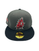 New Era Fitted Hat Adult Tampa Bay Buccaneers New Era Gray Fire the Cannons Custom Side Patch 59FIFTY Fitted Hat - Men's