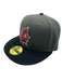 New Era Fitted Hat Adult Tampa Bay Buccaneers New Era Gray Fire the Cannons Custom Side Patch 59FIFTY Fitted Hat - Men's