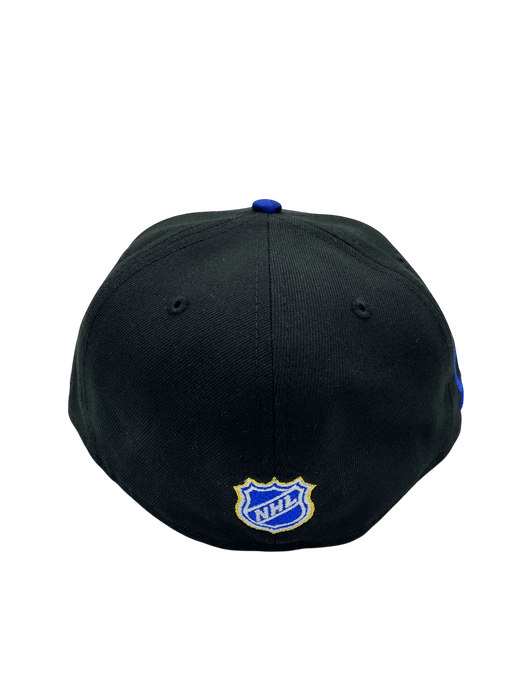 Adult Tampa Bay Lightning New Era Black/Blue Skull Custom Side Patch 59FIFTY Fitted Hat - Men's