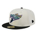 Adult Tampa Bay Rays New Era Chrome 2 Tone Chain Stitch Logo 59FIFTY Fitted Hat - Men's