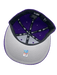 New Era Fitted Hat Adult TCU Horned Frogs New Era Purple Horns Up Custom Side Patch 59FIFTY Fitted Hat - Men's