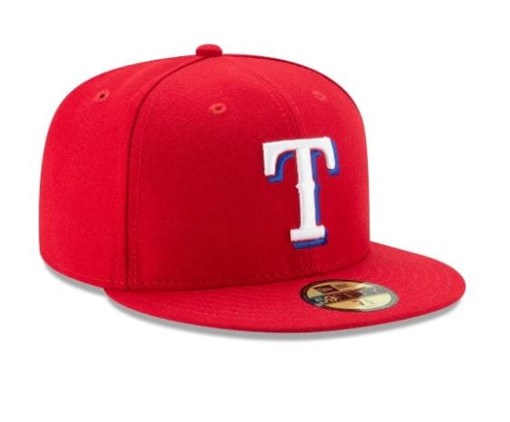 Adult Texas Rangers New Era Red Authentic Collection On-Field 59FIFTY Fitted Hat - Men's