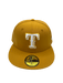 Adult Texas Rangers New Era Tan/White Basic 59FIFTY Fitted Hat - Men's