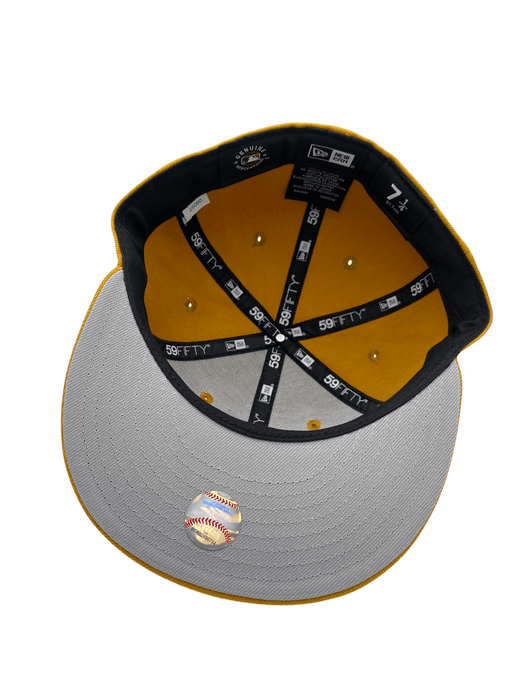 Adult Texas Rangers New Era Tan/White Basic 59FIFTY Fitted Hat - Men's