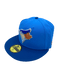 New Era Fitted Hat Adult Toronto Blue Jays New Era Blue Ivory Jays Custom Side Patch 59FIFTY Fitted Hat - Men's