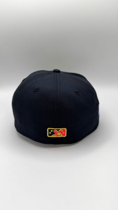 Adult Worchester Woo Sox New Era Pinky Woo Custom Side Patch 59FIFTY Fitted Hat - Men's