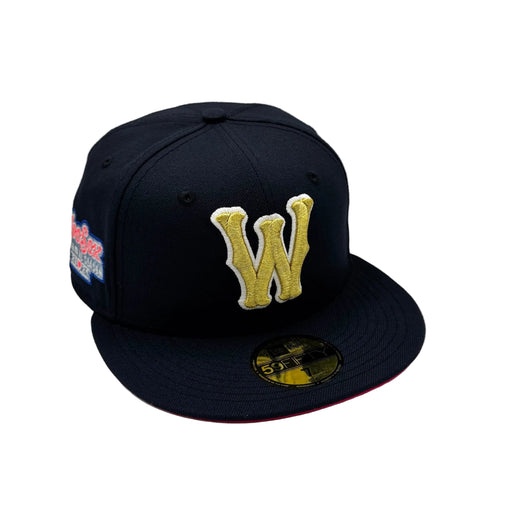 Adult Worchester Woo Sox New Era Pinky Woo Custom Side Patch 59FIFTY Fitted Hat - Men's