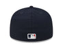 New Era Fitted Hat Atlanta Braves New Era Cream/Navy 2024 MLB All Star Game Workout Side Patch 59FIFTY Fitted Hat - Men's