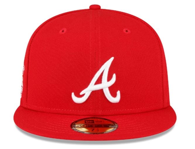 New Era Atlanta Braves 59FIFTY Authentic Collection Hat Navy/Red 7 1/4