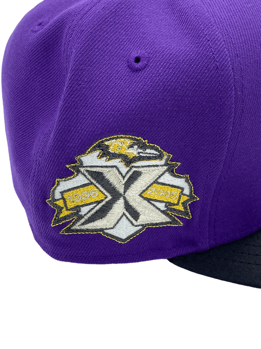 Baltimore Ravens New Era Purple The MVP Custom Side Patch 59FIFTY Fitted Hat