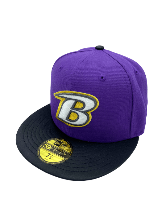 Baltimore Ravens Hat Cap Fitted 7 1/4 NFL Football Logo Athletic