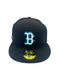 Boston Red Sox New Era Black MP6 Custom Side Patch 59FIFTY Fitted Hat