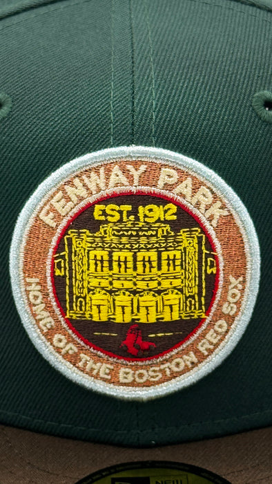 New Era Fitted Hat Boston Red Sox New Era Fenway Fall Classic Custom Side Patch 59FIFTY Fitted Hat