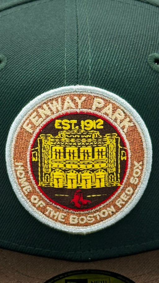 New Era Fitted Hat Boston Red Sox New Era Fenway Fall Classic Custom Side Patch 59FIFTY Fitted Hat