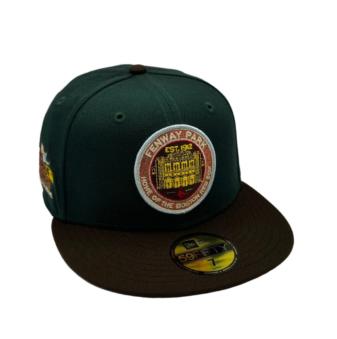 New Era Fitted Hat Boston Red Sox New Era Fenway Fall Classic Custom Side Patch 59FIFTY Fitted Hat