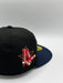 New Era Fitted Hat Boston Red Sox New Era Gothic Script Custom Side Patch 59FIFTY Fitted Hat