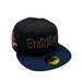 New Era Fitted Hat Boston Red Sox New Era Gothic Script Custom Side Patch 59FIFTY Fitted Hat