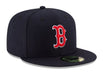 New Era Fitted Hat Boston Red Sox New Era Navy On Field 59FIFTY Fitted Hat