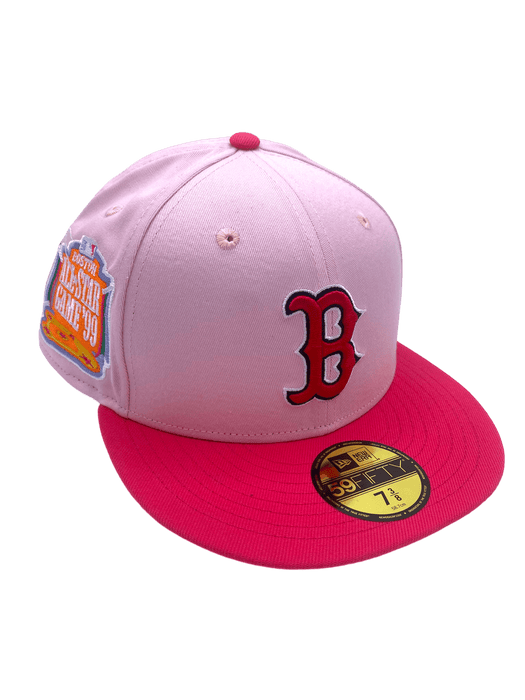 Men's Boston Red Sox New Era Red Sidepatch 59FIFTY Fitted Hat