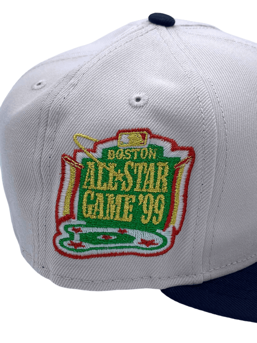 New Era Fitted Hat Boston Red Sox New Era Stone El Grande Classic Custom 59FIFTY Fitted Hat - Men's