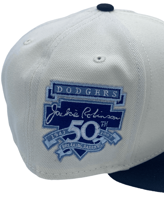 Brooklyn Dodgers 100 Years 59Fifty New Era Fitted Hat (Chrome