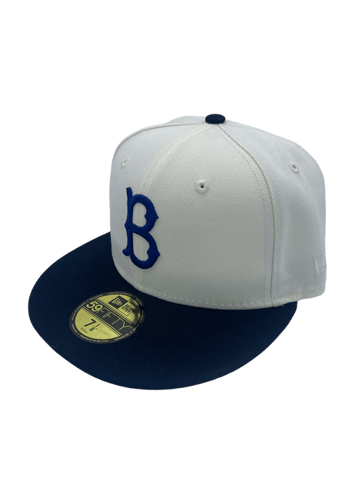 Brooklyn Dodgers Fitted Cap Hat Black & White Unworn S/M