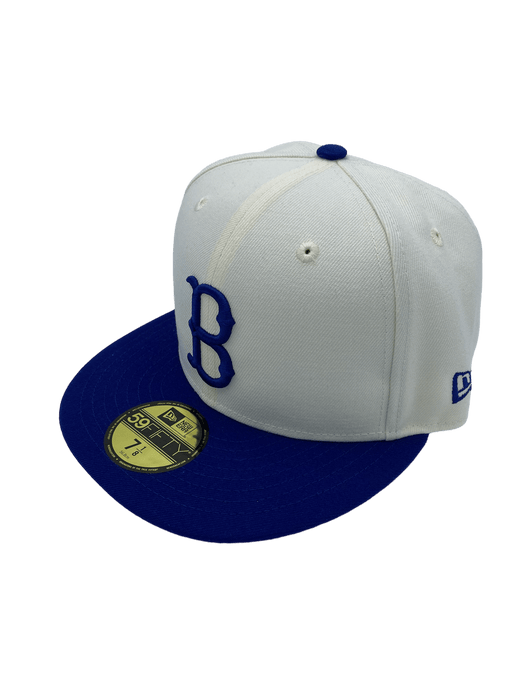 Brooklyn Dodgers Hat Baseball Cap Fitted 7 1/2 Cooperstown Retro Blue MLB  Mens B