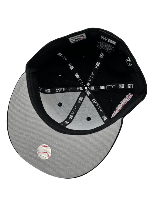 Chicago Cubs New Era Black Custom Gamer Pack Side Patch 59FIFTY Fitted Hat