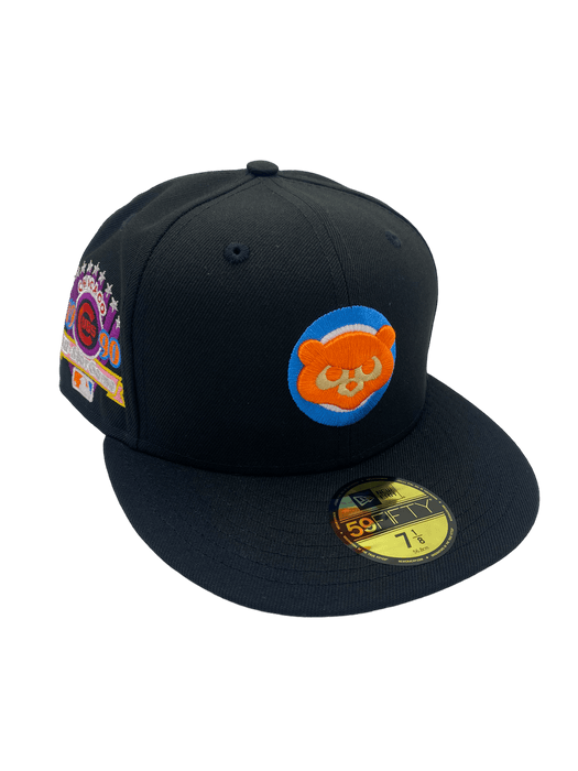 Atlanta Braves COLOR PACK SIDE-PATCH Black Fitted Hat