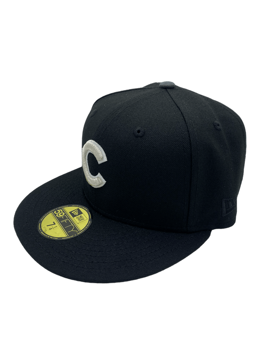 Chicago Cubs New Era Black SP Custom Side Patch 59FIFTY Fitted Hat