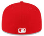 New Era Fitted Hat Chicago Cubs New Era Red/White Side Patch 59FIFTY Fitted Hat