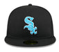 Chicago White Sox New Era Black 2024 Father's Day 59FIFTY Fitted Hat