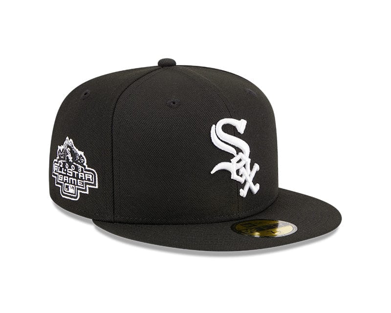 Men’s Chicago White Sox Black City Patch 59FIFTY Fitted Hats
