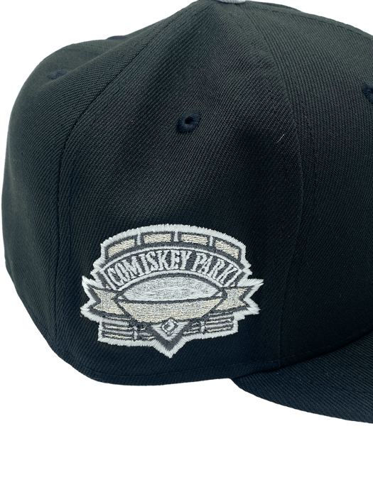 Chicago White Sox New Era Black Custom Combo Side Patch 59FIFTY Fitted Hat - Men's