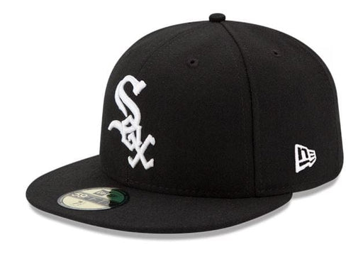 Youth Chicago White Sox New Era Black On Field 59FIFTY Fitted Hat