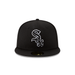 New Era Fitted Hat Chicago White Sox New Era Black/White Basic 59FIFTY Fitted Hat