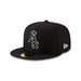 New Era Fitted Hat Chicago White Sox New Era Black/White Basic 59FIFTY Fitted Hat
