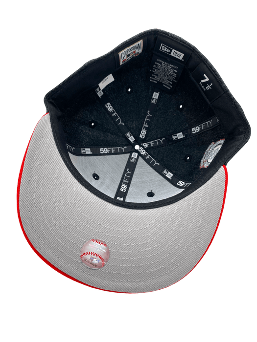 Chicago White Sox New Era Charcoal Black Custom VP2 Side Patch 59FIFTY Fitted Hat