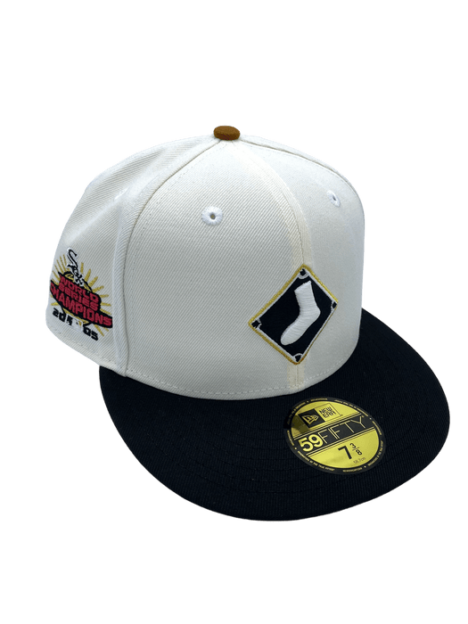 Chicago White Sox New Era Custom Chrome MK Side Patch 59FIFTY Fitted Hat